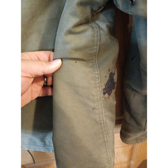 Vintage 40s USN Navy N1 Deck Jacket, Alpaca Fur , Size 40, Ww2 - Picture 9 of 16